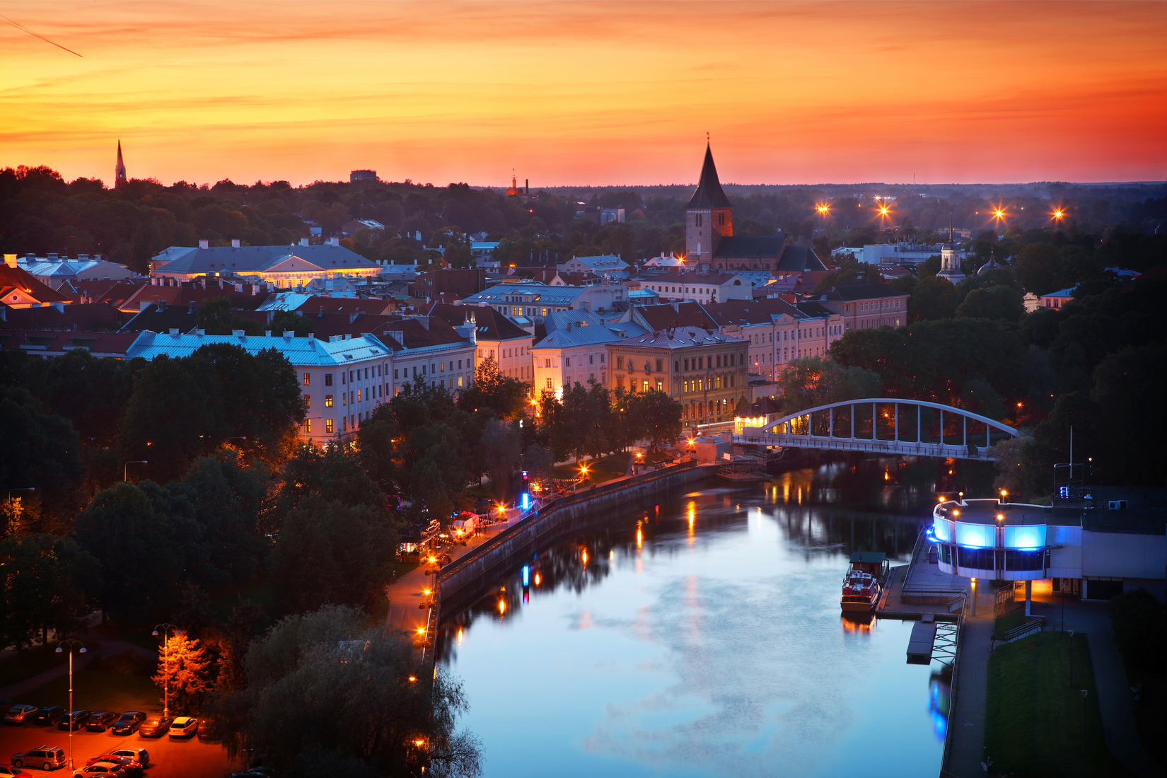View of Tartu, Estonia.