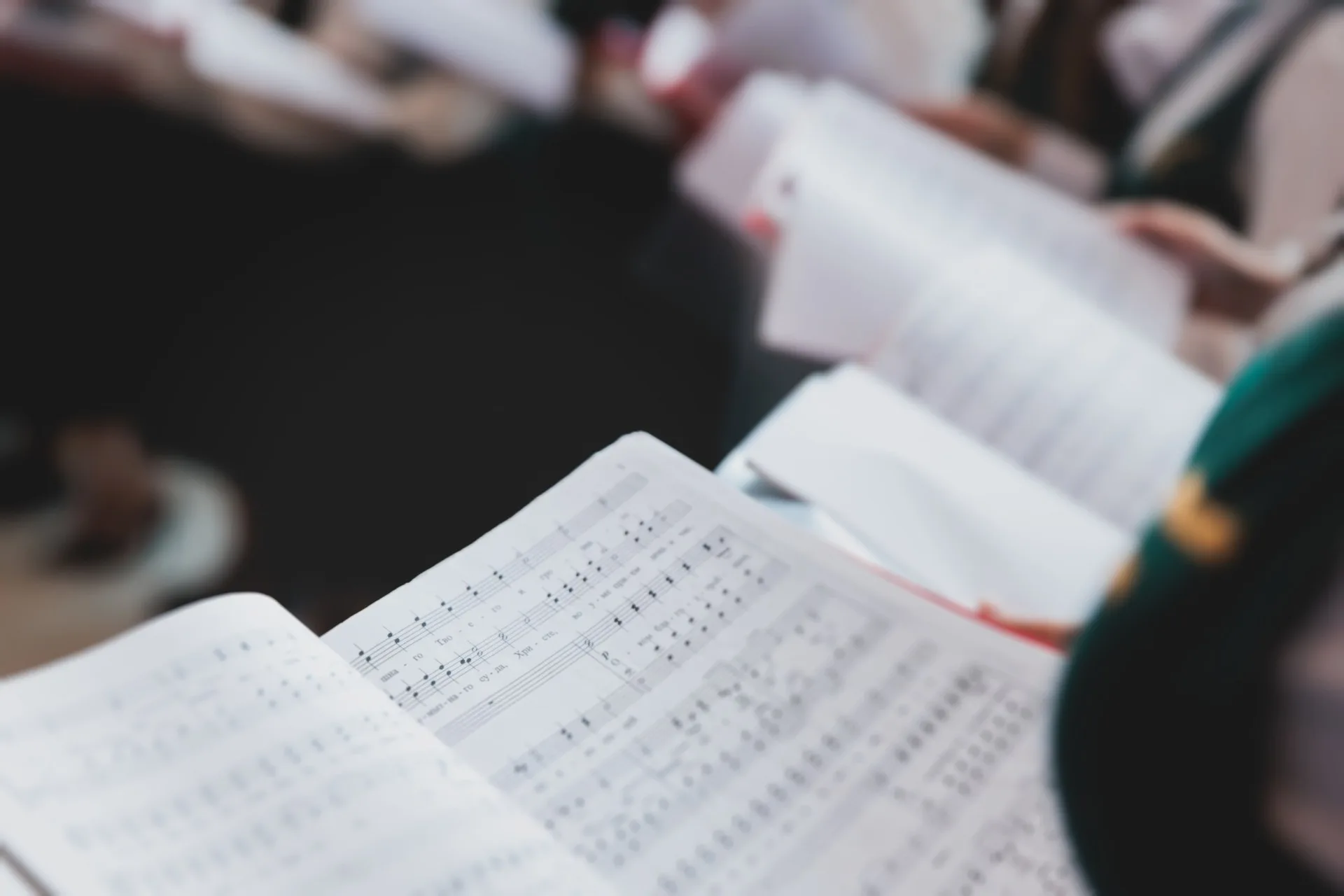A church choir in a cathedral.